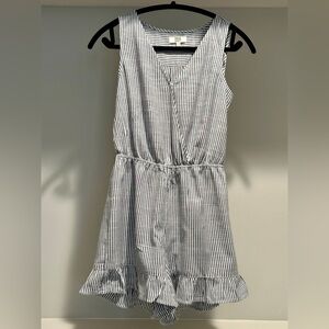 TRUE CRAFT Navy and White Romper Size XS
